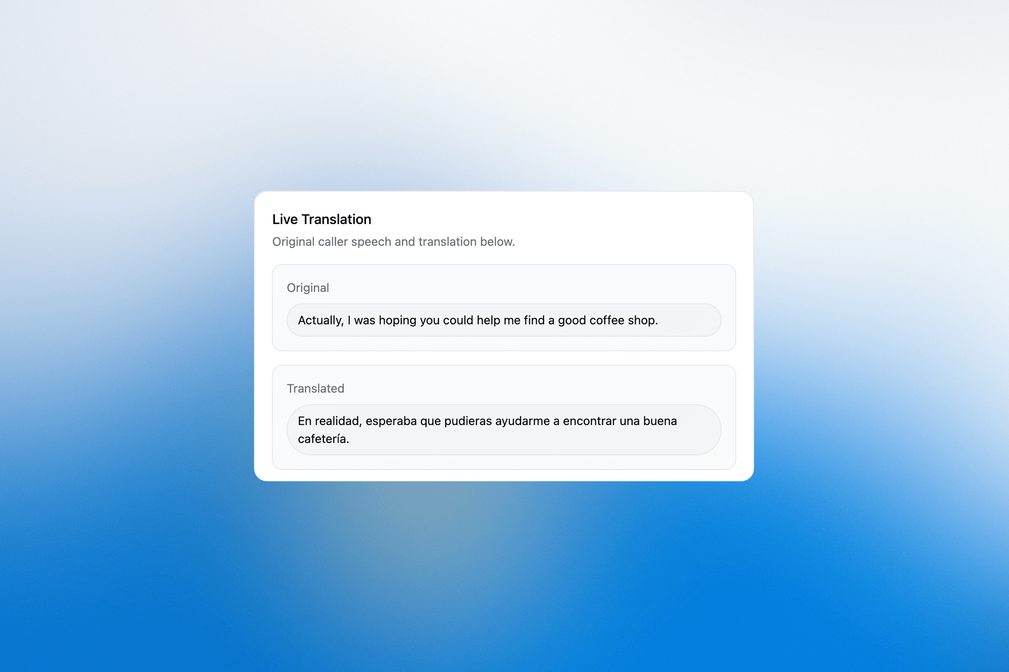 Openmelo listens and translates live